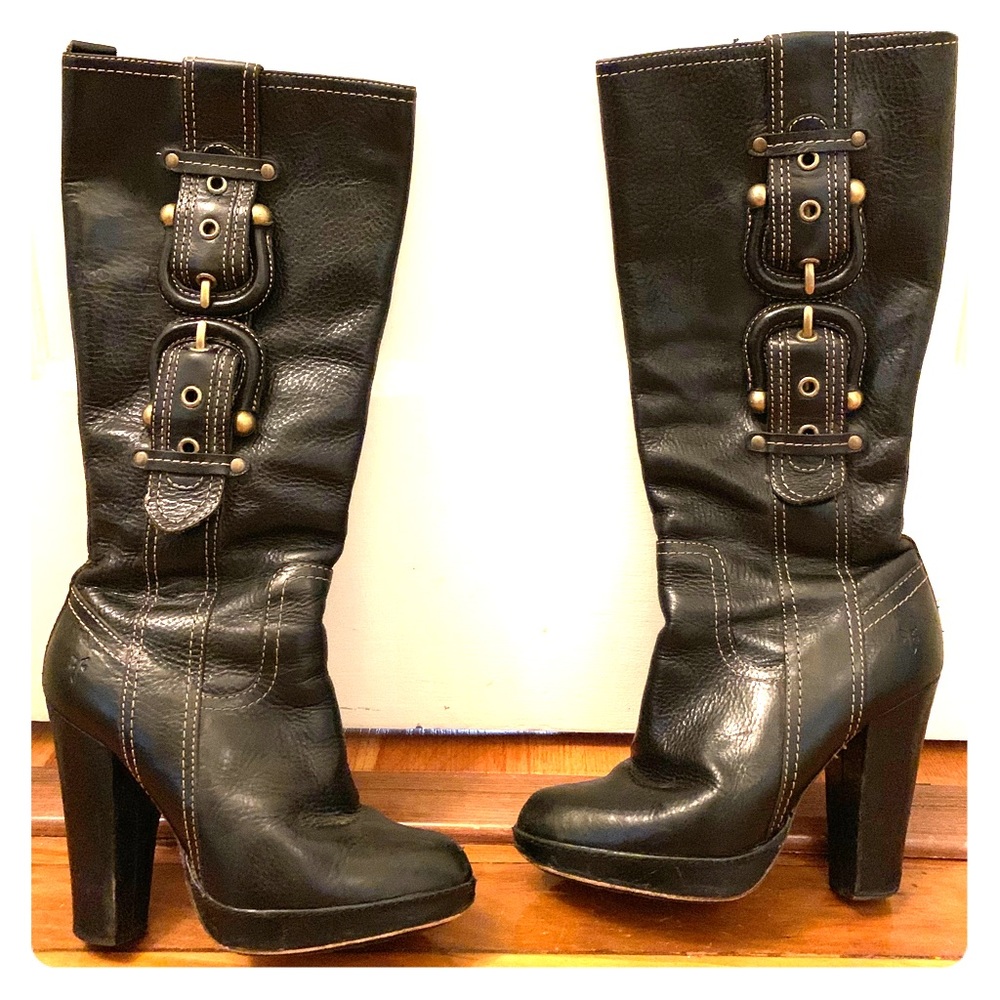 Frye Heidi Buckle Boot